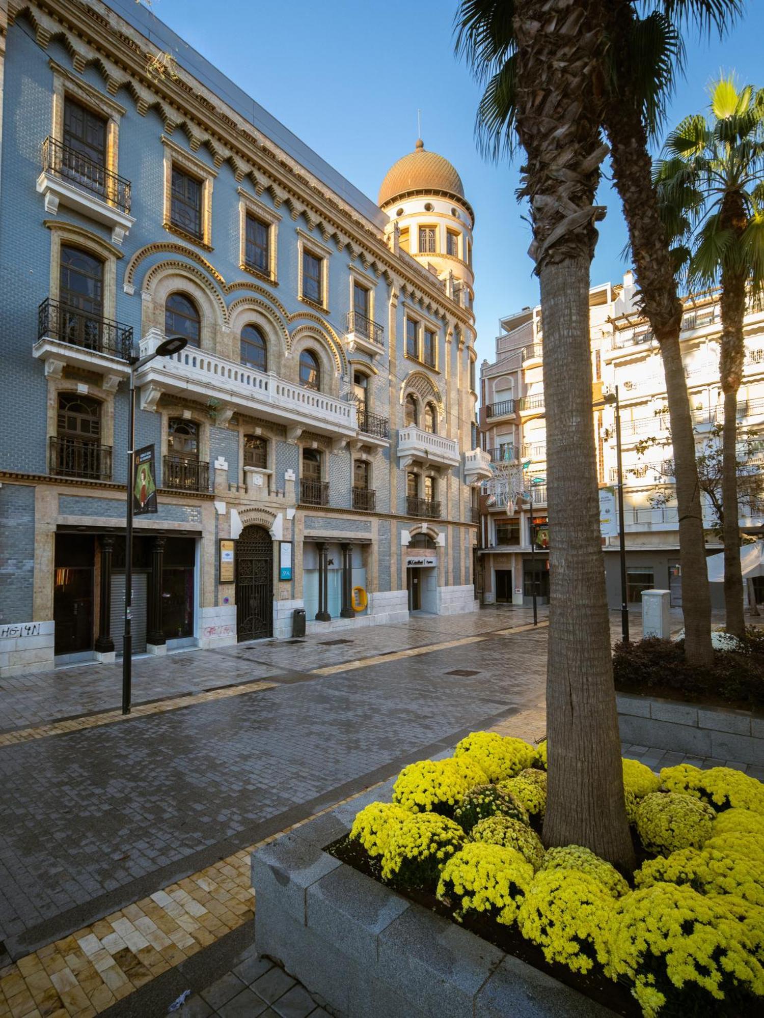 Conjunto De Apartamentos Antiguo Palacio Hotel Paris Huelva Exteriör bild